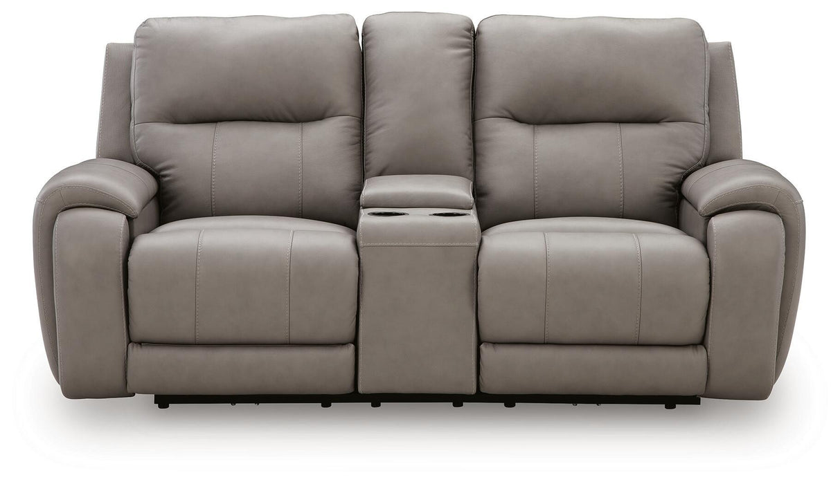 Real Moments - Power Reclining Loveseat With Audio Seating - Ash Signature Design by Ashley®