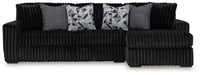Midnight-Madness - 3 Piece Sectional Signature Design by Ashley®