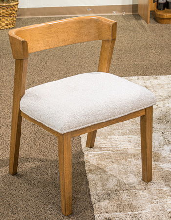 Pamaria - Dining Upholstered Side Chair (Set of 2) - Light Brown Signature Design by Ashley®
