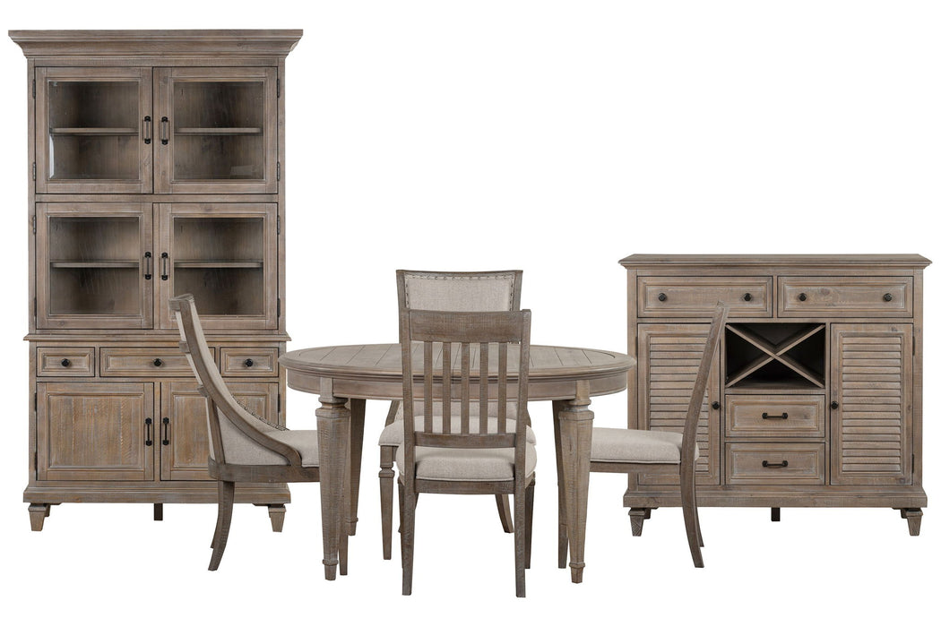 Lancaster - Extendable Round Dining Table Set Magnussen Furniture