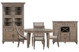 Lancaster - Extendable Round Dining Table Set Magnussen Furniture
