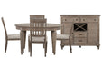 Lancaster - Extendable Round Dining Table Set Magnussen Furniture
