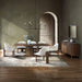 Ouida - Dining Table - Brown & Gold ACME