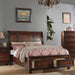 3 Piece Bedroom Set, Bed With 2 Nightstands Home Essentials