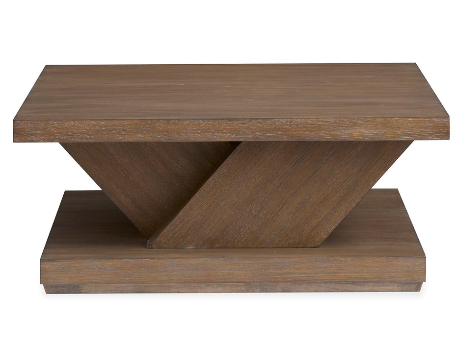 Lansbury - Square Cocktail Table With Casters - Antique Wheat Magnussen Furniture