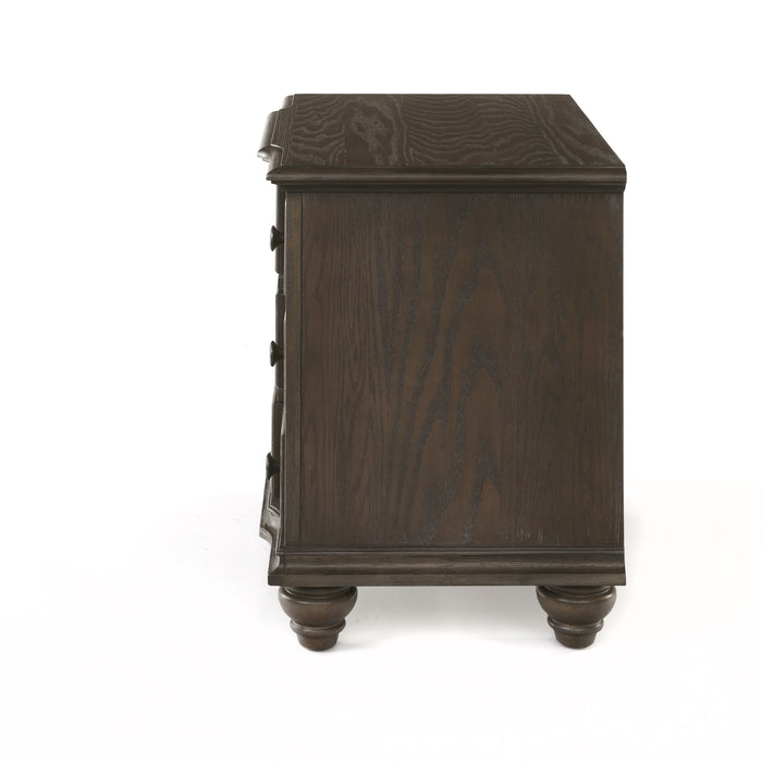 Baudouin - Weathered Nightstand - Oak