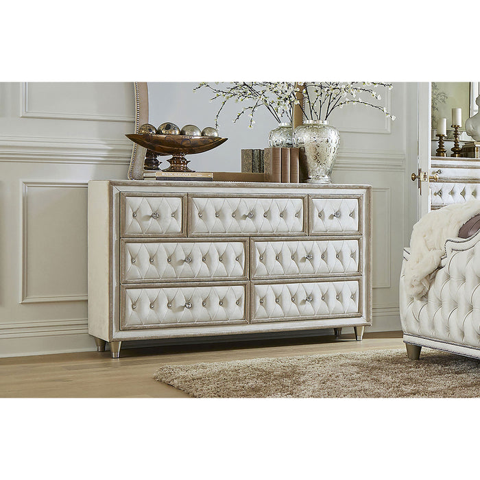 Williams - 7 Drawer Dresser - Camel Furniture Max