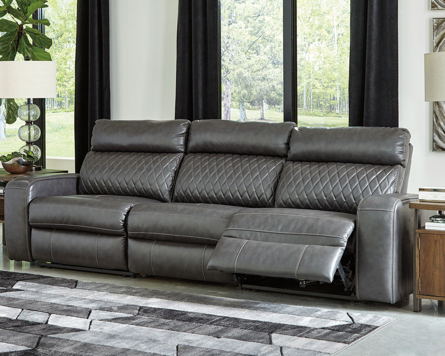 Samperstone - Power Reclining Sectional Signature Design by Ashley®