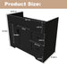 Modern Bathroom Vanity With 2 Drawers Home Essentials