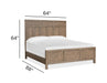 Claremont - Queen Panel Bed - Smokey Taupe Magnussen Furniture