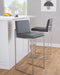 Fuji - Contemporary And Modern Elegance High Back Barstool Lumi Source