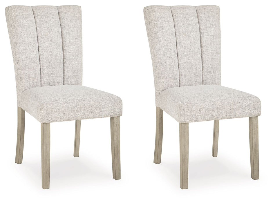 Larawyn - Dining Upholstered Side Chair (Set of 2) - Bisque
