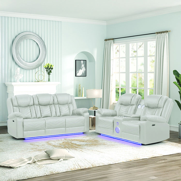 Challenger - LED Power Recliner Set Matrix Furniture Group