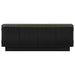 TV Stand, Fluted Media Console With Adjustable Shelves And Cable Holes Hearth and Haven