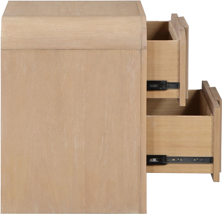 Fluted - Night Stand Meridian Furniture