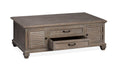 Lancaster - Lift Top Storage Cocktail Table (With Casters) - Dove Tail Gray Magnussen Furniture