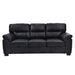 3 Seater Sofa With Padded Armrests And Triangular Leg Home Essentials