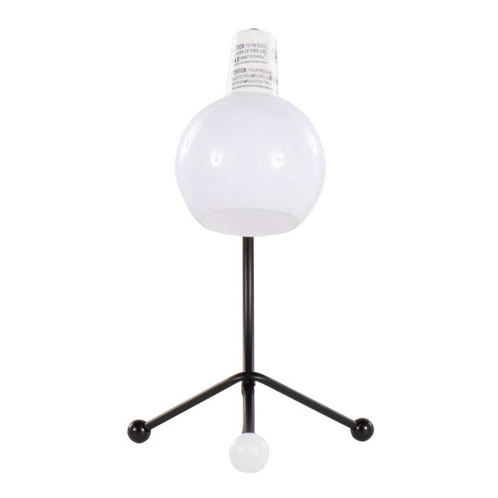 Eileen - Contemporary Task Lamp - Black / White