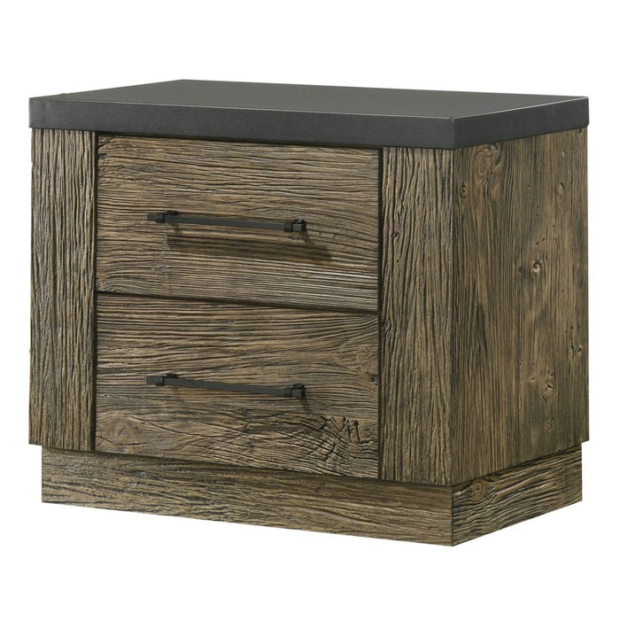 Lance - Nightstand - Tree Bark ACME