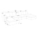 Upholstered Large Seating Modular Sectional Home Essentials