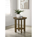 Crispin - Round Table With Lower Shelf Furniture Max