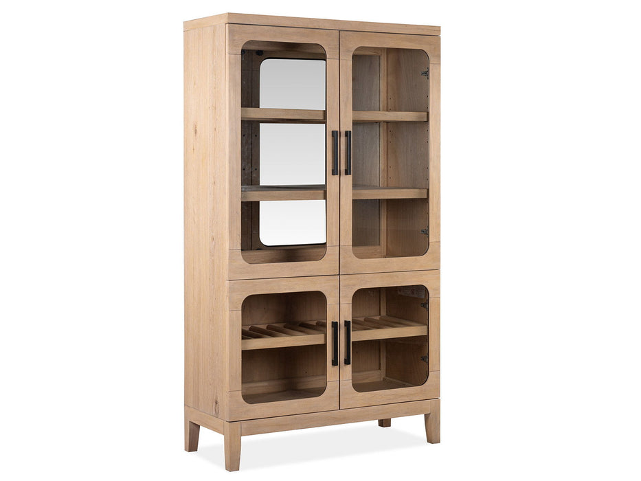 Somerset - Buffet Curio - Butternut and Omari Natural Magnussen Furniture