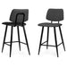 Raya - Upholstered Counter Height Stool (Set of 2) Simpli-Home