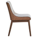 Ginny - Side Chair (Set of 2) - White Boucle, Brown Velvet & Walnut ACME
