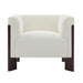 Accent Chair With Tight Back For Living Room Noble House