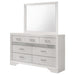 7 Drawer Dresser With Mirror - White Furniture Max