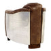 Brancaster - Chair - Retro Brown Top Grain Leather & Aluminum ACME