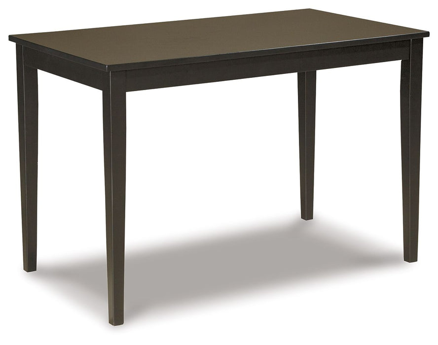 Kimonte - Rectangular Dining Room Table - Dark Brown Signature Design by Ashley®
