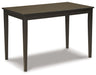Kimonte - Rectangular Dining Room Table - Dark Brown Signature Design by Ashley®