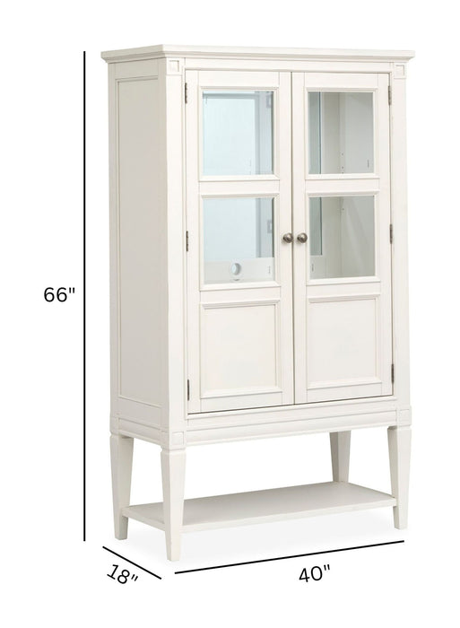 Willowbrook - Display Cabinet - Egg Shell White Magnussen Furniture