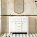 Bathroom Vanity With Sink, Cabinet With 4 Drawers & 2 Soft Close Doors, Rectangular Storage Unit For Bathroom Hearth and Haven