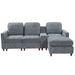 L - Sectional Sofa With Reversible Chaise Hearth and Haven