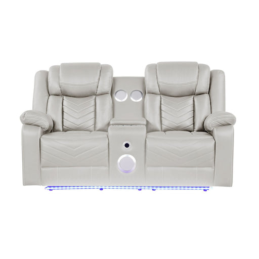 Challenger - LED Power Recliner Loveseat Matrix Furniture Group
