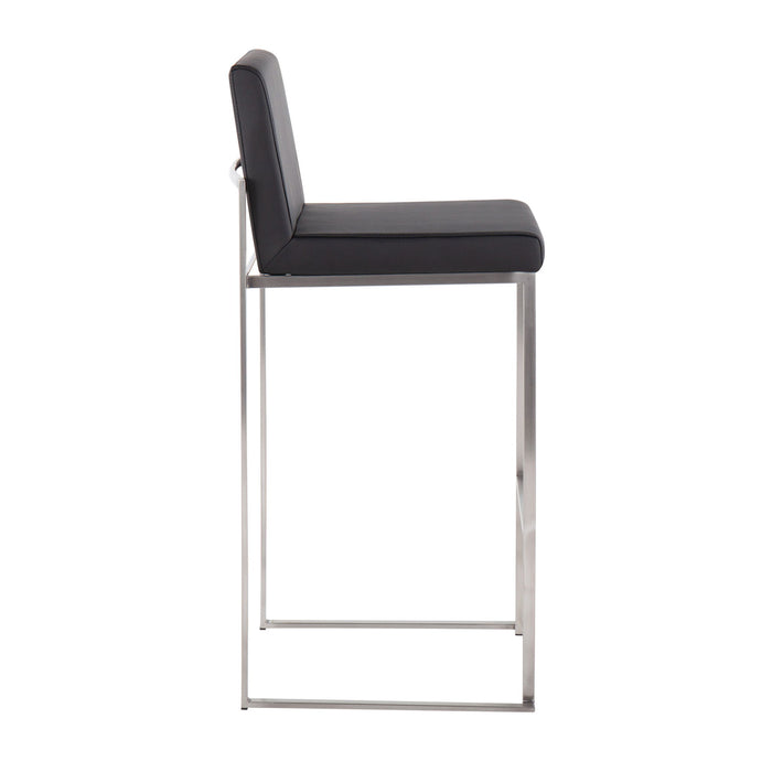 Fuji - Contemporary And Modern Elegance High Back Barstool Lumi Source