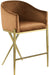 Xavier - Counter Stool with Gold Legs Meridian Furniture
