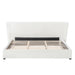 Upholstered Wingback Platform Bed Frame, No Box Spring Needed Noble House