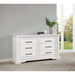 6 Drawer Bedroom Dresser Cabinet - Vintage Furniture Max