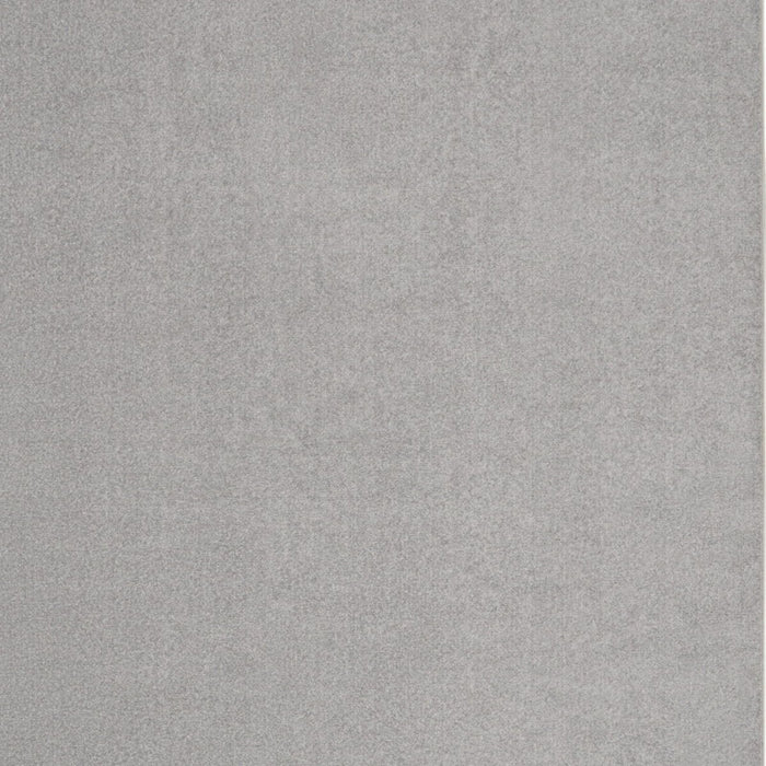 9' X 12' Non Skid Indoor / Outdoor Area Rug - Silver Gray