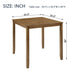 Dining Square 4 Person Counter Height Table, Only The Table - Oak Home Essentials