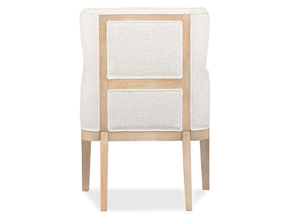 Somerset - Dining Arm Chair With Upholstered Seat & Back (Set of 2) - Butternut and Omari Natural Magnussen Furniture
