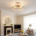 Lotus Bladeless Ceiling Fan With Remote Control For Living Room - Matte Black Daily Nest