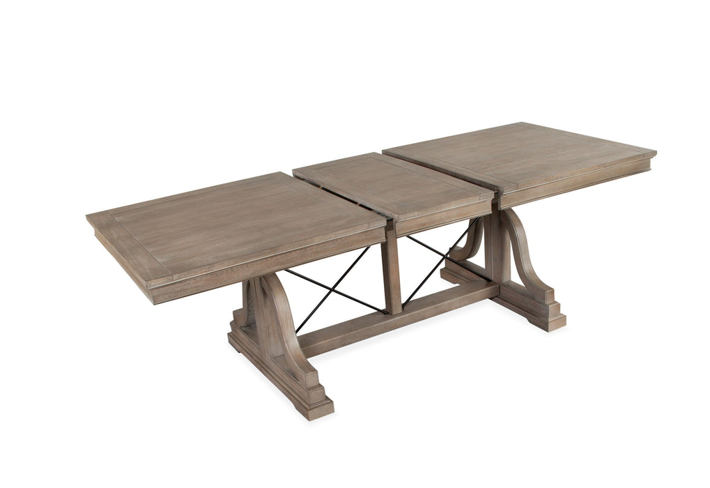 Paxton Place - Trestle Dining Table - Dovetail Gray Magnussen Furniture