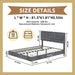 Yungan Lingge Minimalist Soft Pack Headboard Bed Home Essentials