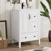 Freestanding Bathroom Vanity With Sink, Soft Closing Cabinet And Drawers - White Noble House