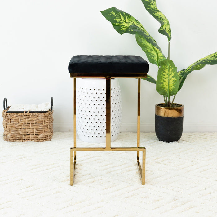 Joel - Mid Century Modern Luxury Upholstered Stool