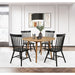 Finley - 5 Piece Dining Set With Round Table And Spindle Back Chairs Furniture Max